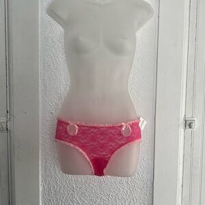 Frederick's of Hollywood Pink Lace Panties